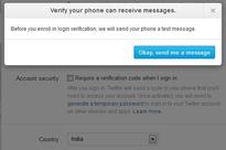 Twitter adds two-step verification to logins for added security