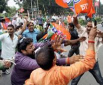 Two days after political divorce, BJP-JD(U) workers come to blows