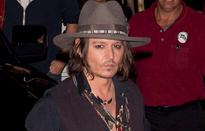 Johnny Depp is almost blind